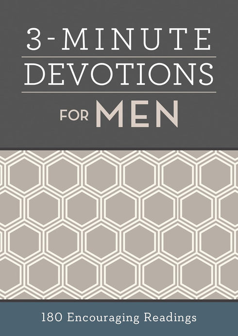 3-MINUTE DEVOTIONS FOR MEN - BARBOUR STAFF, COMPILED BY